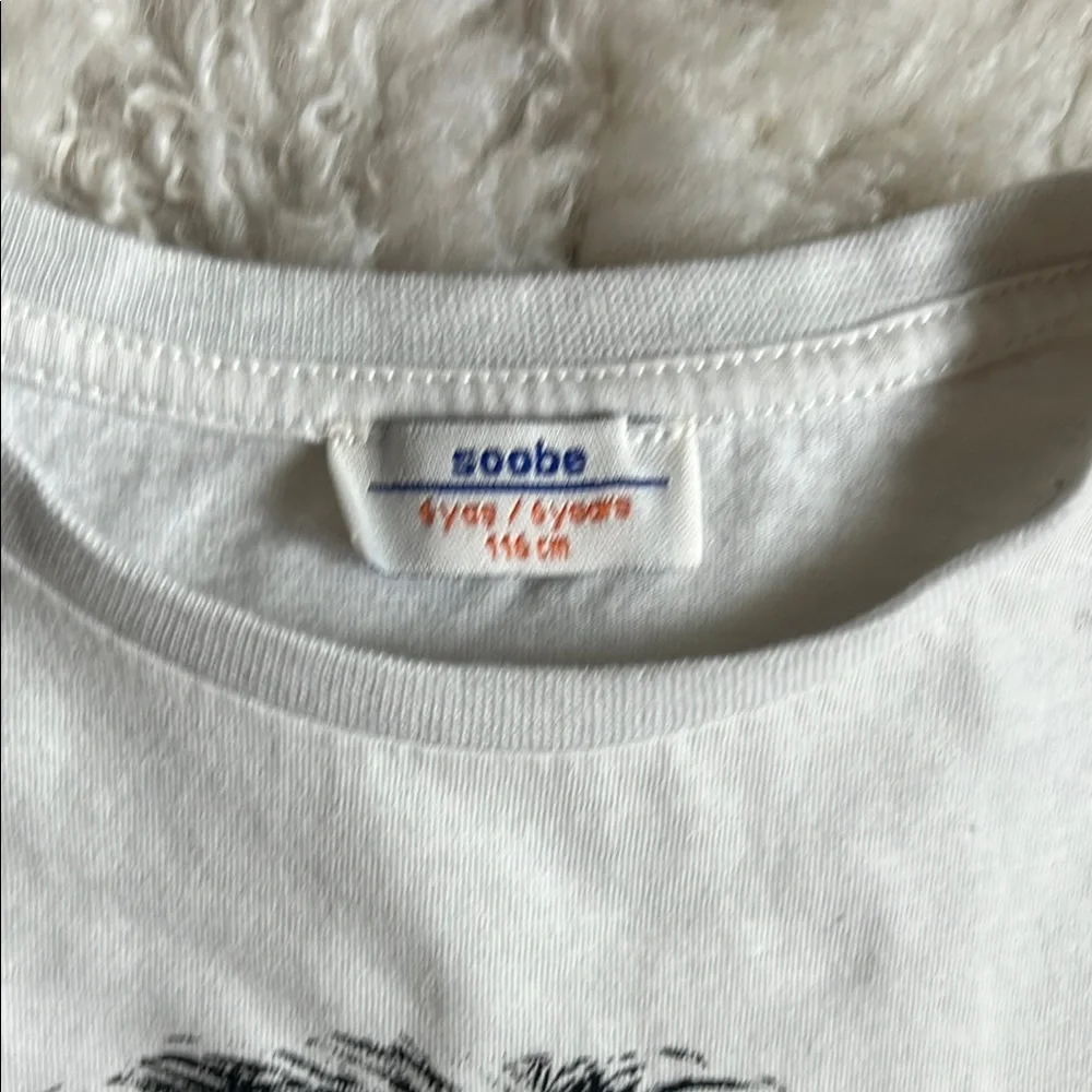 Kids White Graphic T-Shirt with Black Print Ataturk - Picture 2 of 2